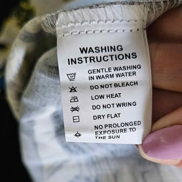 Vintage Belle Poque floral swing dress, size M - BRAND NEW WITH TAGS - Picture 6 of 6